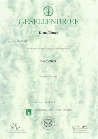 Gesellenbrief